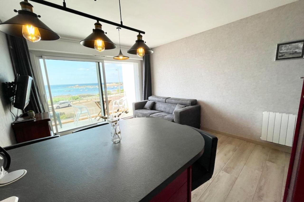 Bel Appartement Neuf Hyper Cosy Vue Mer 180 Ploemeur Esterno foto