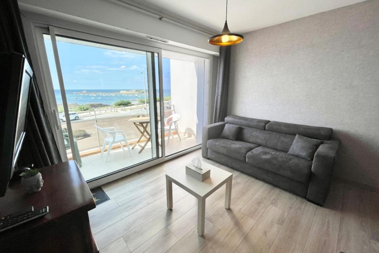 Bel Appartement Neuf Hyper Cosy Vue Mer 180 Ploemeur Esterno foto